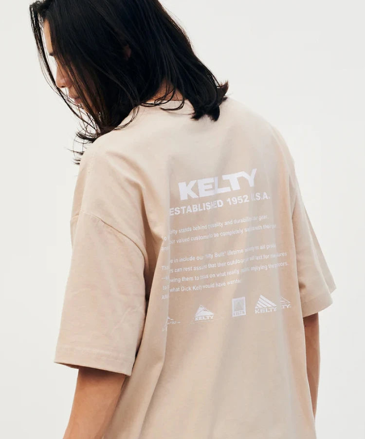 KELTY/ケルティ BACK HISTORY LOGO S/S T-SHIRT