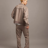 GA SUEDE-TRACK PANTS
