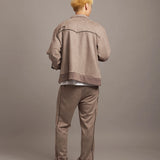 GA SUEDE-TRACK PANTS