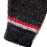 B-TRS SHAGGY KNIT JQ CARDIGAN