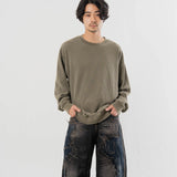 SEABEES/シービーズ TCワッフル クルーネック・LSTEE