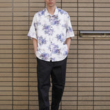 LV 総柄とろみSSシャツ