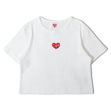 GA HEART ﾘﾌﾞｼｮｰﾄTEE