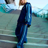 GA 切替DENIM ZIP HOODIE