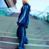 GA 切替DENIM ZIP HOODIE