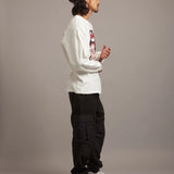 B-TRS PRINT&LINESTONE LS TEE