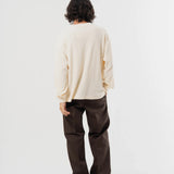 SEABEES/シービーズ TCワッフル ヘンリーネック・LSTEE