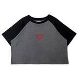 GA HEART ﾗｸﾞﾗﾝTEE ﾗｲﾝｽﾄｰﾝ
