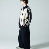 SKOOKUM KNIT LINE TRACK JACKET