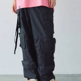 GA DENIM PARACHUTE CARGO PANTS