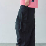 GA DENIM PARACHUTE CARGO PANTS