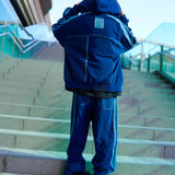 GA 切替DENIM ZIP HOODIE