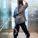 【GALFY×GALLIS ADDICTION】闇落ちピアススウェットパンツ