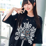 【GALFY×GALLIS ADDICTION】チー牛Tee SSMENS)