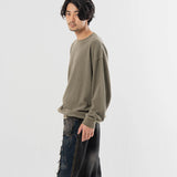 SEABEES/シービーズ TCワッフル クルーネック・LSTEE