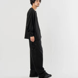 SEABEES/シービーズ TCワッフル ヘンリーネック・LSTEE