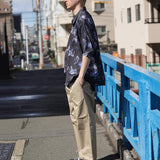LV 総柄とろみSSシャツ