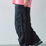 GA DENIM PARACHUTE CARGO PANTS