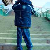 GA 切替DENIM ZIP HOODIE