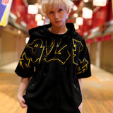 【GALFY×GALLIS ADDICTION】スウェードキラキラ半袖SETUP