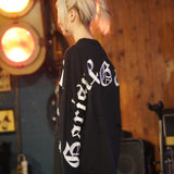 GA×GALFY-ぼろぼろ刺繍ロンT