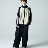 SKOOKUM KNIT LINE TRACK JACKET