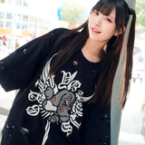 【GALFY×GALLIS ADDICTION】チー牛Tee SSMENS)