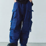GA DENIM PARACHUTE CARGO PANTS