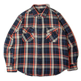 JE HEAVY FLANNEL CHECK WORK SHIRTS