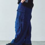 GA DENIM PARACHUTE CARGO PANTS