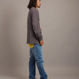 B-TRS PRINT&LINESTONE LS TEE