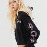 GA Cross 刺繍-Print Hoodie