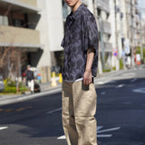 LV 総柄とろみSSシャツ