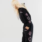 GA Cross 刺繍-Print Hoodie