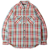 JE HEAVY FLANNEL CHECK WORK SHIRTS