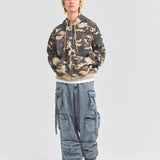 GA DENIM PARACHUTE CARGO PANTS