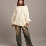 JE-加工ストレートデニムパンツ