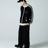 SKOOKUM KNIT LINE TRACK JACKET