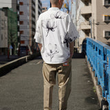 LV 総柄とろみSSシャツ