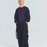 GA DENIM PARACHUTE CARGO PANTS