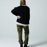 SKOOKUM KNIT LINE TRACK JACKET