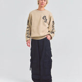 GA DENIM PARACHUTE CARGO PANTS
