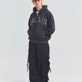 GA DENIM PARACHUTE CARGO PANTS