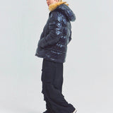 GA DENIM PARACHUTE CARGO PANTS
