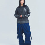 GA DENIM PARACHUTE CARGO PANTS