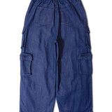 GA DENIM PARACHUTE CARGO PANTS