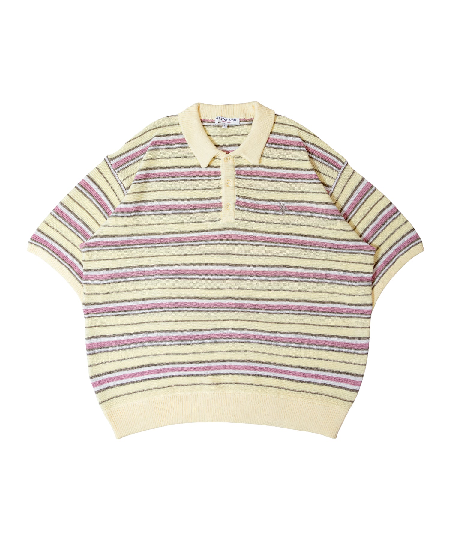 US POLO ASSN ﾎﾞｰﾀﾞｰKNITﾎﾟﾛ