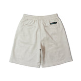 GA SUEDE LOGO SHORTS