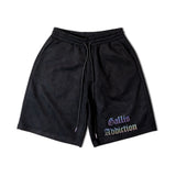 GA SUEDE LOGO SHORTS