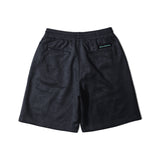 GA SUEDE LOGO SHORTS